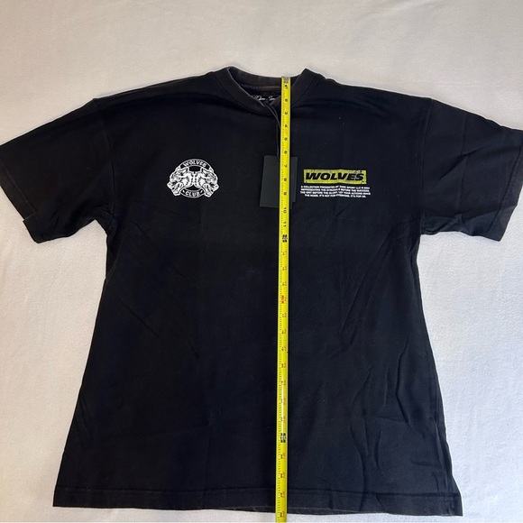 Darc Sport Wolves Graphic Tee Black Size M NWT Streetwear Gym Shirt - Picture 8 of 9
